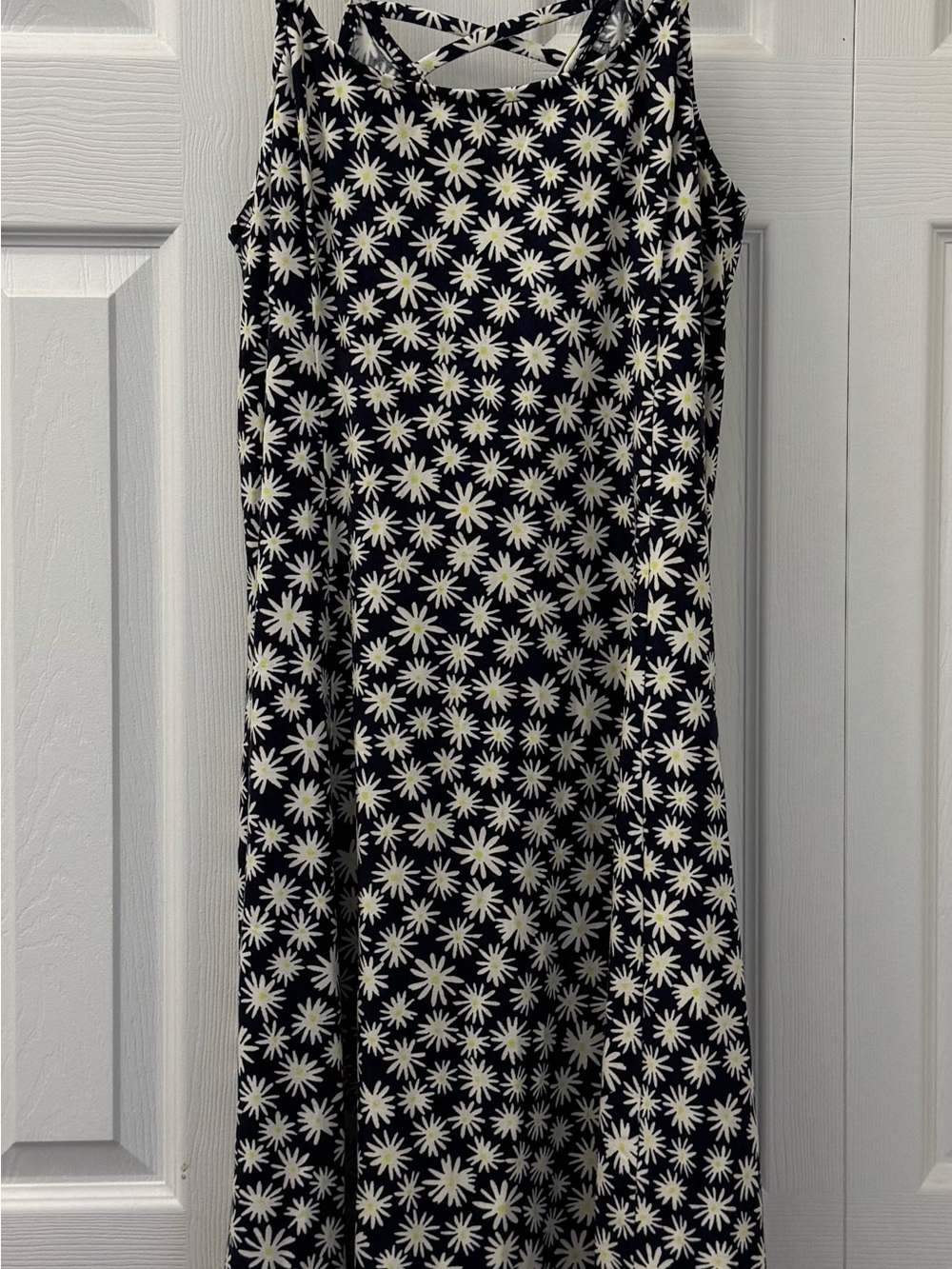 Lane Bryant Navy Floral Daisy Strappy Sundress Dress NEW 14/16 XLarge